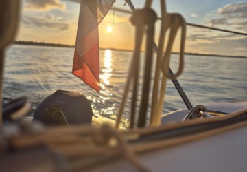 Le soleil couchant